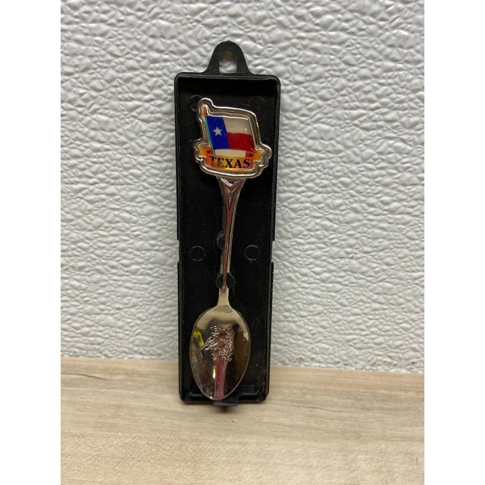 Vintage Texas Flag Souvenir Spoon